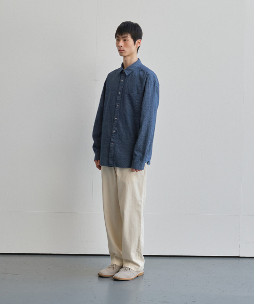 HORLISUN(ホーリーサン)の「Maili Denim Check Shirt Navy(シャツ/ブラウス・レディース・その他・SMALL/MEDIUM/LARGE)」の8枚目の写真