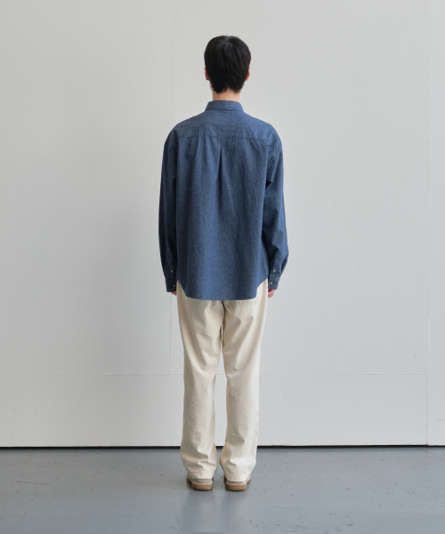 HORLISUN(ホーリーサン)の「Maili Denim Check Shirt Navy(シャツ/ブラウス・レディース・その他・SMALL/MEDIUM/LARGE)」の9枚目の写真