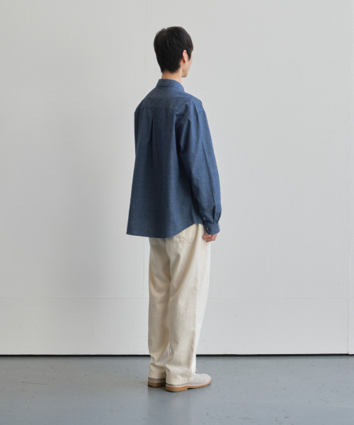 HORLISUN(ホーリーサン)の「Maili Denim Check Shirt Navy(シャツ/ブラウス・レディース・その他・SMALL/MEDIUM/LARGE)」の10枚目の写真