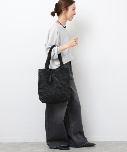 JOURNAL STANDARD relume（ジャーナルスタンダード　レリューム）の「《追加》RELUME メッシュTOTE（トートバッグ・レディース・ブラック・FREE）」の3枚目の写真