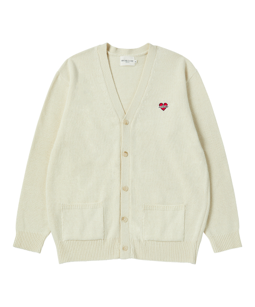 Beyond Closet(-)の「ノーマンティック ベーシックラムウールVネックカーディガン アイボリー(カーディガン/ボレロ・レディース・その他・SMALL/LARGE)」の4枚目の写真