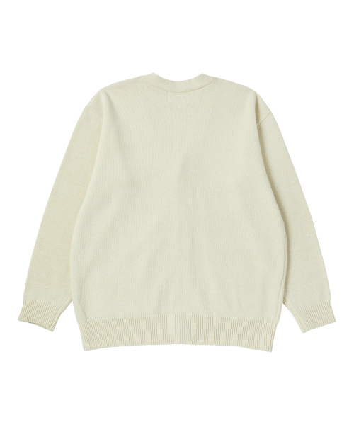 Beyond Closet(-)の「ノーマンティック ベーシックラムウールVネックカーディガン アイボリー(カーディガン/ボレロ・レディース・その他・SMALL/LARGE)」の5枚目の写真