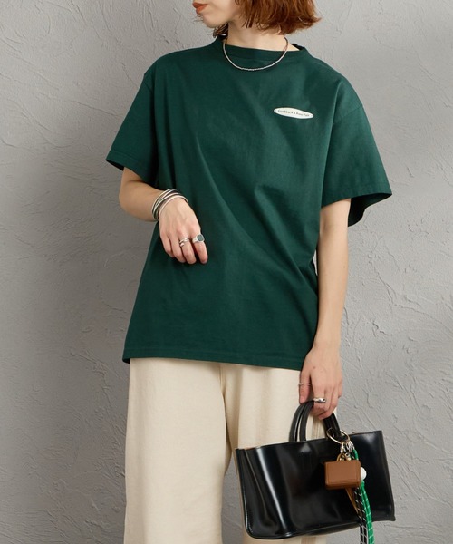 THE SHINZONE（ザ　シンゾーン）の「[THE SHINZONE/ザ シンゾーン] BINGO バックプリントＴシャツ（Tシャツ/カットソー・レディース・ホワイト/ダークグリーン/グレー・0）」の6枚目の写真