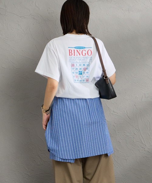 BINGO 背面印花T恤