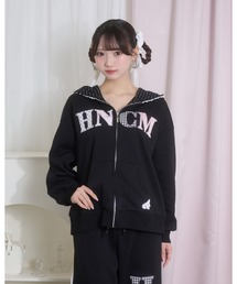 BUNNY APARTMENT（バニーアパートメント）の「パターンアップリケジップパーカー（パーカー）」