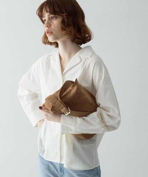URBAN RESEARCH Sonny Label（アーバンリサーチサニーレーベル）の「フェイクスエードショルダーバッグ（ショルダーバッグ・レディース・ダークブラウン/ライトブラウン・ONE）」の9枚目の写真