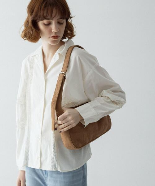 URBAN RESEARCH Sonny Label（アーバンリサーチサニーレーベル）の「フェイクスエードショルダーバッグ（ショルダーバッグ・レディース・ダークブラウン/ライトブラウン・ONE）」の8枚目の写真