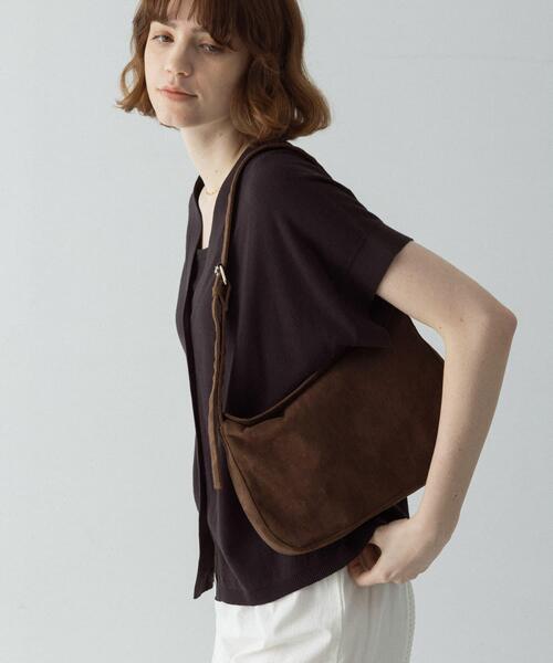 URBAN RESEARCH Sonny Label（アーバンリサーチサニーレーベル）の「フェイクスエードショルダーバッグ（ショルダーバッグ・レディース・ダークブラウン/ライトブラウン・ONE）」の3枚目の写真