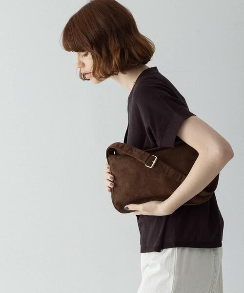 URBAN RESEARCH Sonny Label（アーバンリサーチサニーレーベル）の「フェイクスエードショルダーバッグ（ショルダーバッグ・レディース・ダークブラウン/ライトブラウン・ONE）」の17枚目の写真