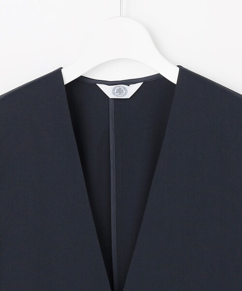 J.PRESS（ジェイプレス）の「【セットアップ対応】ファンマートロストレッチ ノーカラー ジャケット（ノーカラージャケット・レディース・ネイビー系/グレー系/ベージュ系・9/11/7）」の20枚目の写真