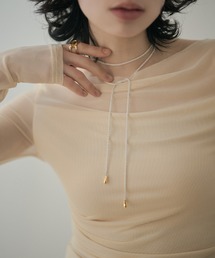 LAULEN（ローレン）の「chain rope lariat necklace /チェーンロープラリエットネックレス（チョーカー）」