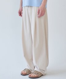 AOTT（アンアウトピット）の「クールサマーリネンワンタックワイドパンツベージュ（その他パンツ）」