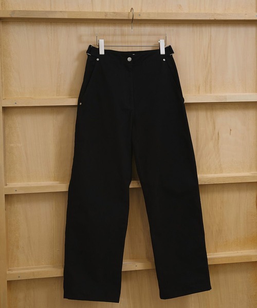 TODAYFUL（トゥデイフル）の「[TODAYFUL/トゥデイフル]Boyfriend Cotton Pants（その他パンツ・レディース・ブラック/ホワイト・38/36）」の3枚目の写真