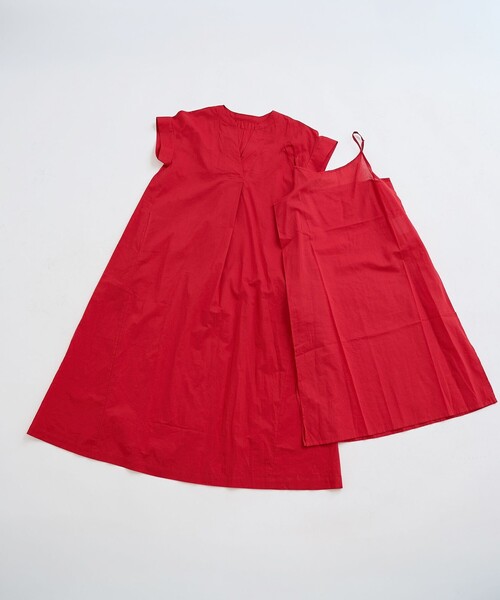 coen（コーエン）の「【MARKET（マーケット）】スキッパーフレンチスリーブワンピース（インフルエンサー紹介アイテム）（ワンピース・レディース・レッド/その他1/その他2/ブラック・M/L）」の20枚目の写真