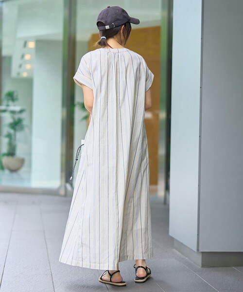 coen（コーエン）の「【MARKET（マーケット）】スキッパーフレンチスリーブワンピース（インフルエンサー紹介アイテム）（ワンピース・レディース・レッド/その他1/その他2/ブラック・M/L）」の22枚目の写真