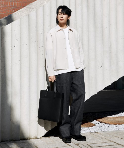 MINDBRIDGE（マインドブリッジ）の「[COUTURE]ポケットポイントジャンパー MYJP3170（デニムジャケット・メンズ・ライトベージュ・100/95/105/110）」の2枚目の写真