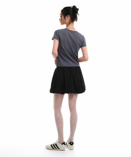 MUSINSA STANDARD WOMAN（ムシンサスタンダードウーマン）の「[ユースベース コラボ] ウィメンズ ツインガールズ Tシャツ [ダークグレー]（Tシャツ/カットソー・レディース・その他・SMALL/MEDIUM）」の3枚目の写真
