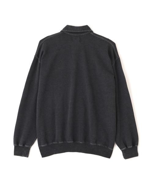 Schott(ショット)の「Schott/ショット/HALF ZIP SWEAT/ハーフ ジップ スウェット(スウェット・メンズ・ブラック/ダークグリーン/ネイビー・M/L/XL/2XL)」の13枚目の写真