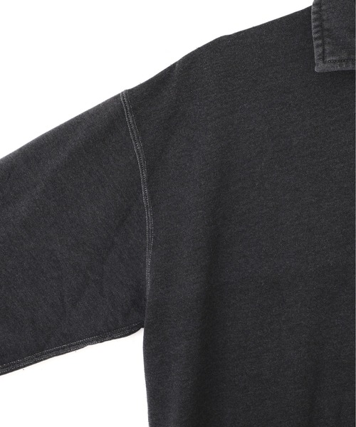 Schott(ショット)の「Schott/ショット/HALF ZIP SWEAT/ハーフ ジップ スウェット(スウェット・メンズ・ブラック/ダークグリーン/ネイビー・M/L/XL/2XL)」の20枚目の写真