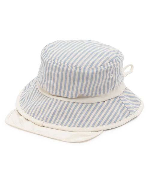 petit main（プティマイン）の「【UV】ポケッタブルバケットハット（ハット・キッズ・ミント/ネイビー/オートミール/サックスブルー/キャメル・54cm/50cm/52cm）」の13枚目の写真