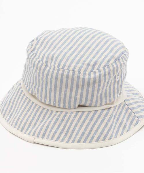 petit main（プティマイン）の「【UV】ポケッタブルバケットハット（ハット・キッズ・ミント/ネイビー/オートミール/サックスブルー/キャメル・54cm/50cm/52cm）」の10枚目の写真