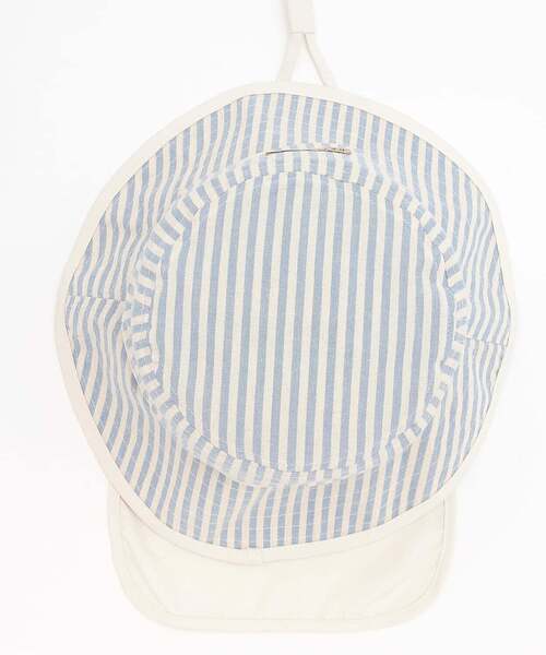 petit main（プティマイン）の「【UV】ポケッタブルバケットハット（ハット・キッズ・ミント/ネイビー/オートミール/サックスブルー/キャメル・54cm/50cm/52cm）」の9枚目の写真