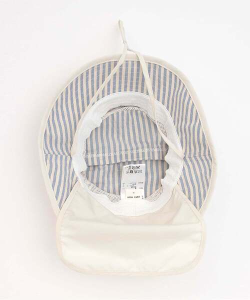 petit main（プティマイン）の「【UV】ポケッタブルバケットハット（ハット・キッズ・ミント/ネイビー/オートミール/サックスブルー/キャメル・54cm/50cm/52cm）」の8枚目の写真