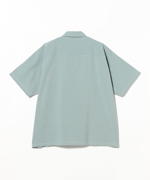 BEAMS（ビームス）の「ダブル ポケット ステッチ シャツ （吸水速乾）（シャツ/ブラウス・メンズ・ブラウン/ブルー系その他/ブラック・M/S/XL/L）」の9枚目の写真