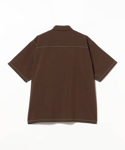 BEAMS（ビームス）の「ダブル ポケット ステッチ シャツ （吸水速乾）（シャツ/ブラウス・メンズ・ブラウン/ブルー系その他/ブラック・M/S/XL/L）」の13枚目の写真