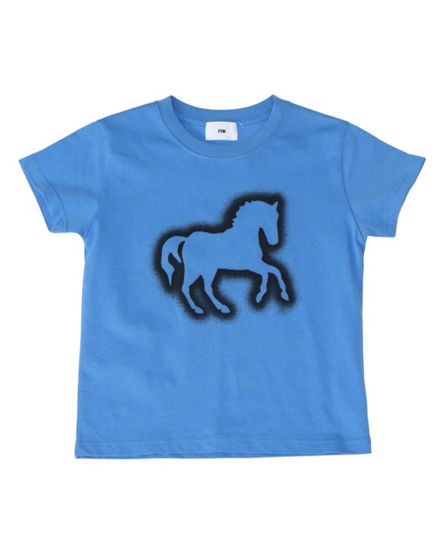 FTW(エフティダブリュー)の「HORSE PRINT TEE(Tシャツ/カットソー・レディース・ブラック/ブルー・SMALL/MEDIUM/LARGE)」の9枚目の写真