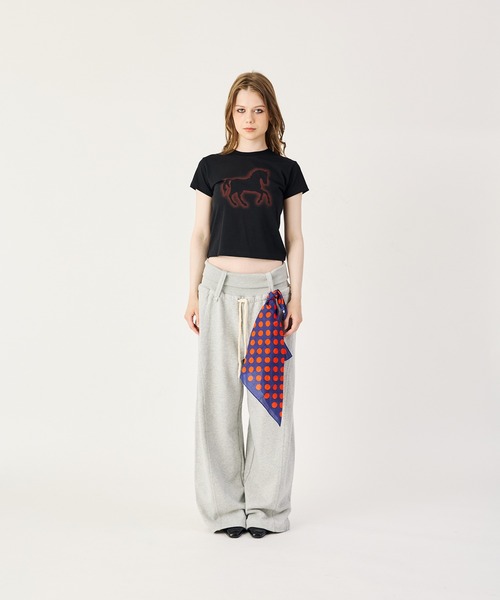 FTW(エフティダブリュー)の「HORSE PRINT TEE(Tシャツ/カットソー・レディース・ブラック/ブルー・SMALL/MEDIUM/LARGE)」の17枚目の写真