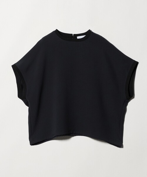 UNITED ARROWS（ユナイテッドアローズ）の「COMFY ドルマン ショートスリーブ ブラウス ‐防汚 UVカット ウォッシャブル‐（シャツ/ブラウス・レディース・ブラック/オフホワイト/ダークグレー・FREE）」の14枚目の写真