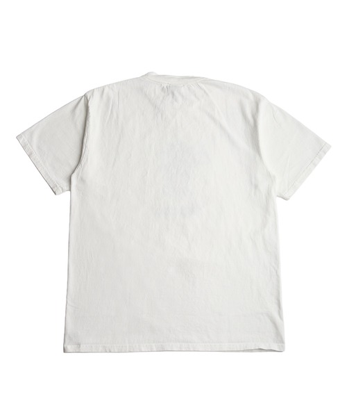 HOUSTON(ヒューストン)の「HOUSTON / ヒューストン ピグメント加工 タイガープリント 半袖Tシャツ / ヴィンテージライク グラフィックTEE 日本製(Tシャツ/カットソー・メンズ・ホワイト/ネイビー・MEDIUM/LARGE/X-LARGE)」の4枚目の写真