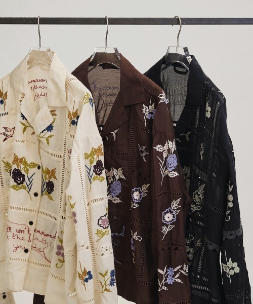 TODAYFUL（トゥデイフル）の「[TODAYFUL/トゥデイフル]  パッチワーク 刺繍シャツブラウス（シャツ/ブラウス・レディース・ボルドー/キナリ/ブラック・F）」の20枚目の写真