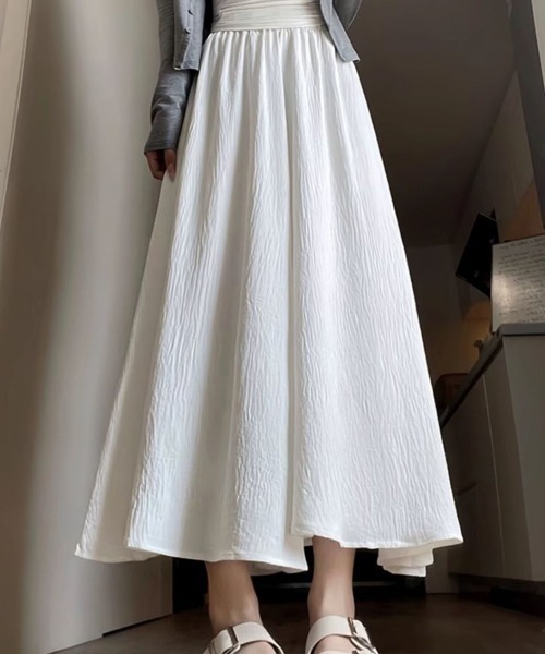 mielu(ミエル)の「エアリーボリュームフレアパンツ(その他パンツ・レディース・ブラック/ホワイト・LARGE/MEDIUM)」の11枚目の写真