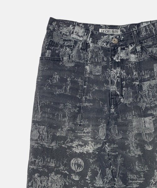 LE CIEL BLEU(ルシェルブルー)の「ウォールペーパープリントバレルジーンズ / Wallpaper Print Barrel Jeans(その他パンツ・レディース・マルチ・34/36/38)」の4枚目の写真