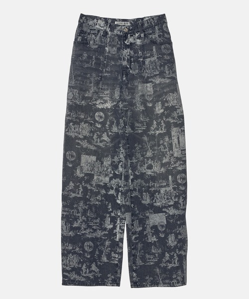 LE CIEL BLEU(ルシェルブルー)の「ウォールペーパープリントバレルジーンズ / Wallpaper Print Barrel Jeans(その他パンツ・レディース・マルチ・34/36/38)」の3枚目の写真