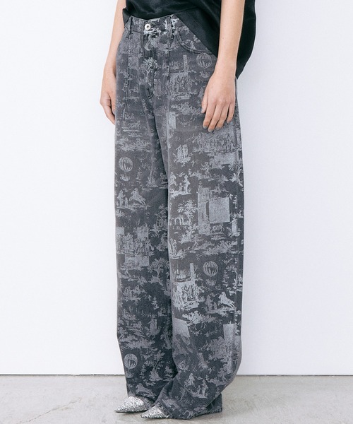LE CIEL BLEU(ルシェルブルー)の「ウォールペーパープリントバレルジーンズ / Wallpaper Print Barrel Jeans(その他パンツ・レディース・マルチ・34/36/38)」の10枚目の写真