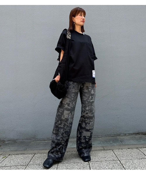 LE CIEL BLEU(ルシェルブルー)の「ウォールペーパープリントバレルジーンズ / Wallpaper Print Barrel Jeans(その他パンツ・レディース・マルチ・34/36/38)」の15枚目の写真