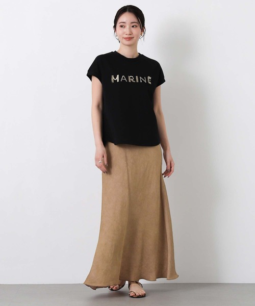 Gready Brilliant(グレディブリリアン)の「MARINEフリンジT(Tシャツ/カットソー・レディース・ブラック/オフホワイト・FREE)」の11枚目の写真