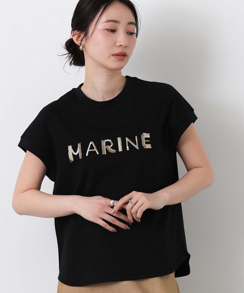 Gready Brilliant(グレディブリリアン)の「MARINEフリンジT(Tシャツ/カットソー・レディース・ブラック/オフホワイト・FREE)」の15枚目の写真