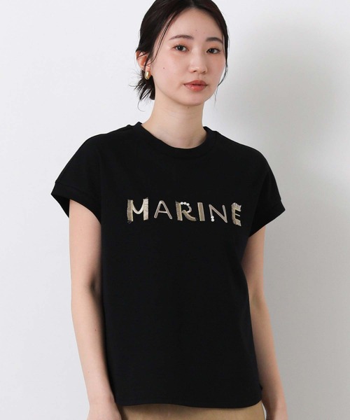 Gready Brilliant(グレディブリリアン)の「MARINEフリンジT(Tシャツ/カットソー・レディース・ブラック/オフホワイト・FREE)」の18枚目の写真