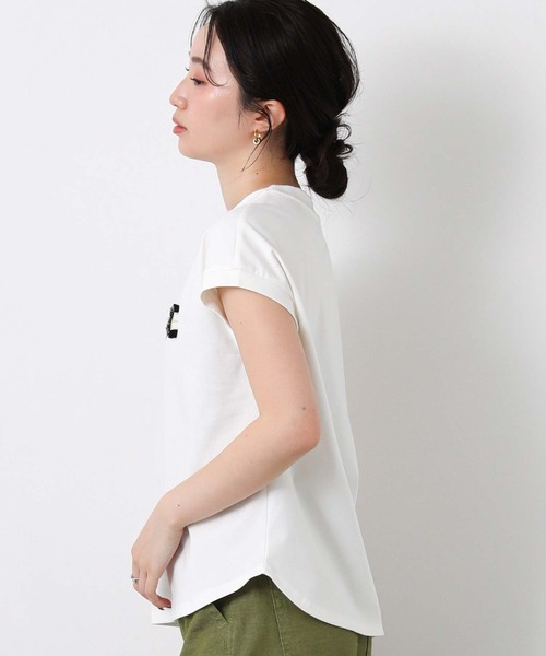 Gready Brilliant(グレディブリリアン)の「MARINEフリンジT(Tシャツ/カットソー・レディース・ブラック/オフホワイト・FREE)」の8枚目の写真