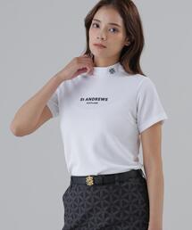 【St ANDREWS】吸水速乾ポコポコジャージUV半袖ハイネックカットソーシャツ (WOMENS)