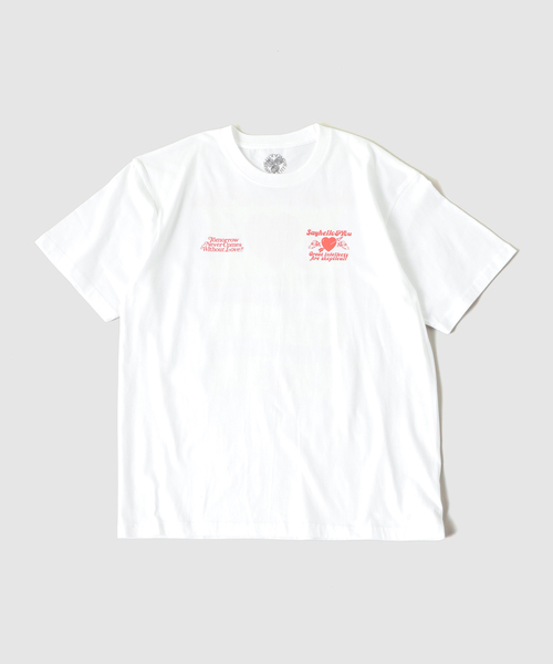 SAYHELLO(セイハロー)の「SAYHELLO / セイハロー And You Tee(Tシャツ/カットソー・メンズ・ブラック/ホワイト・LARGE/MEDIUM)」の2枚目の写真
