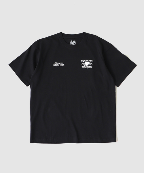 SAYHELLO(セイハロー)の「SAYHELLO / セイハロー And You Tee(Tシャツ/カットソー・メンズ・ブラック/ホワイト・LARGE/MEDIUM)」の1枚目の写真