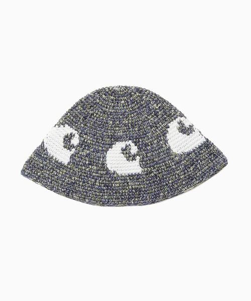 Carhartt WIP(カーハートダブリューアイピー)の「CARHARTT WIP / カーハート ダブリューアイピー CANE HAT(ハット・メンズ・ネイビー/ピンク・MEDIUM)」の1枚目の写真