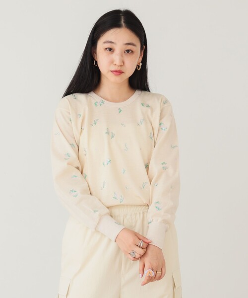 BEAMS COUTURE(ビームスクチュール)の「お花プリント ヴィンテージ ロング Tシャツ(Tシャツ/カットソー・レディース・その他・ONE SIZE)」の6枚目の写真