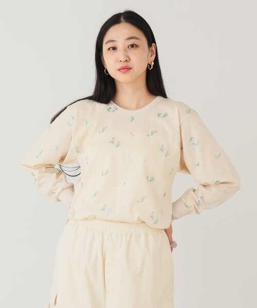 BEAMS COUTURE(ビームスクチュール)の「お花プリント ヴィンテージ ロング Tシャツ(Tシャツ/カットソー・レディース・その他・ONE SIZE)」の7枚目の写真