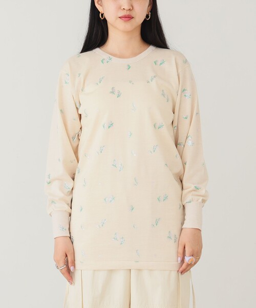 BEAMS COUTURE(ビームスクチュール)の「お花プリント ヴィンテージ ロング Tシャツ(Tシャツ/カットソー・レディース・その他・ONE SIZE)」の9枚目の写真